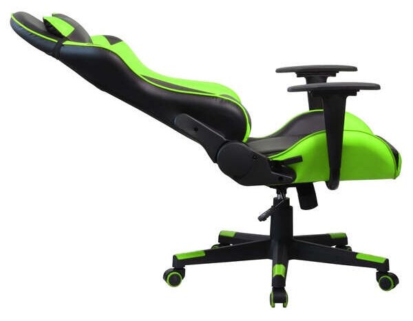 Iris GCH201BE fekete / zöld gamer szék