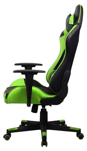 Iris GCH201BE fekete / zöld gamer szék