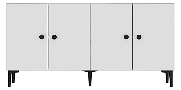 Pella komód, fehér, 150 cm
