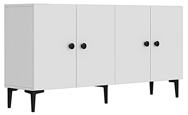 Pella komód, fehér, 150 cm