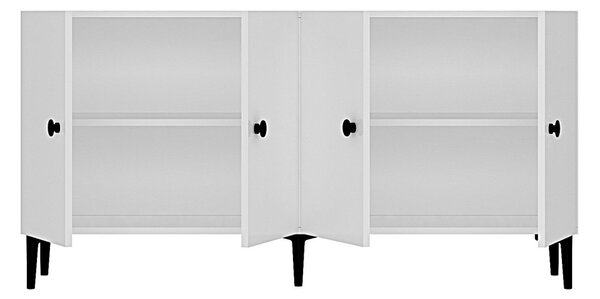 Pella komód, fehér, 150 cm