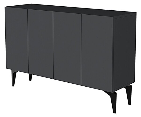 Lipa komód, antracit, 120 cm