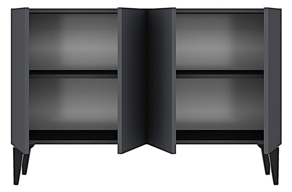 Lipa komód, antracit, 120 cm