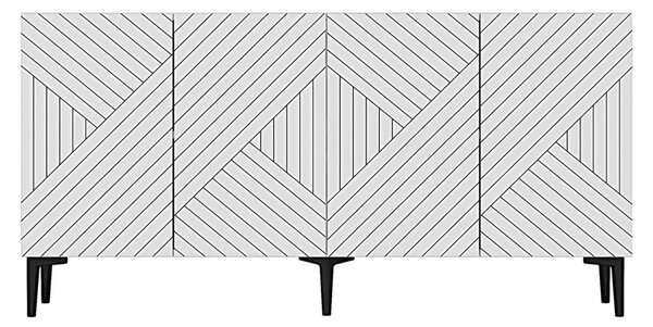 Ferro komód, fehér, 150 cm