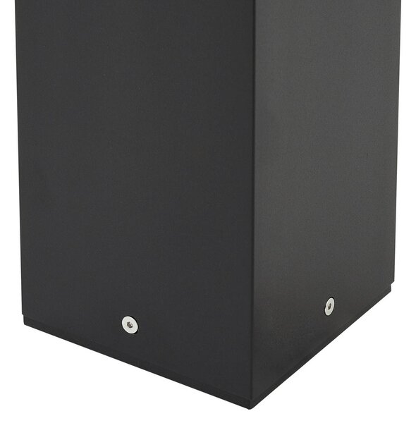 Lucande Klemens ösvényvilágítás, 90 cm, fekete, fém, IP54, dimmelhető, Fekete, Alumínium, Modern