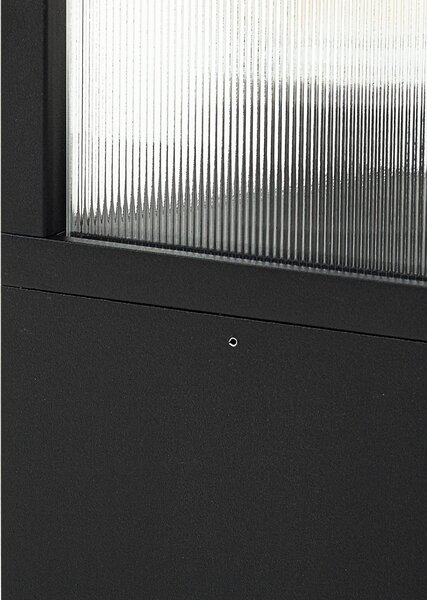 Lucande Klemens ösvényvilágítás, 90 cm, fekete, fém, IP54, dimmelhető, Fekete, Alumínium, Modern