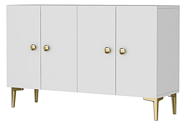 Simple komód, fehér, 120 cm