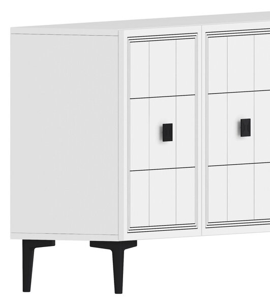 Yuka komód, fehér, 120 cm – TR555CHM1409