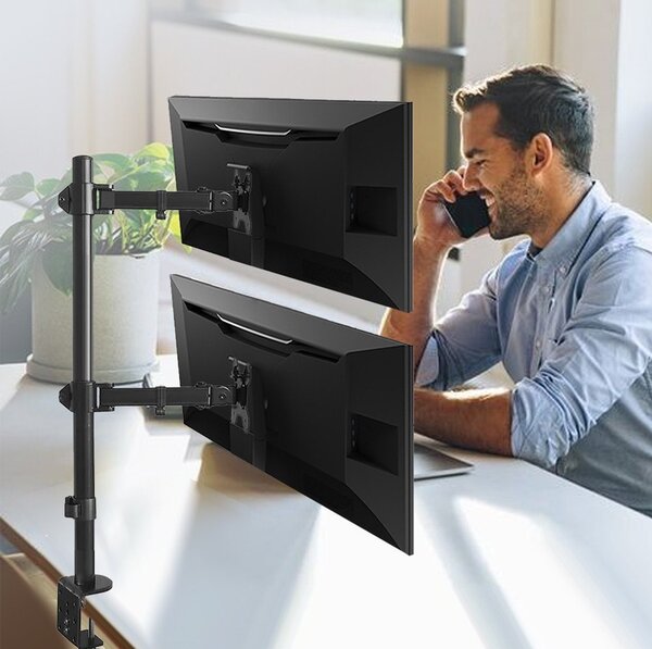 Maclean MC-967 Monitor Tartó, Max VESA 100x100, 13-27"