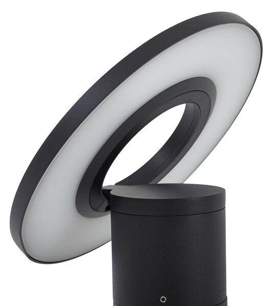 Arcchio LED ösvény világítás Tovio, magasság 65 cm, antracit, Alu / szürke / cink, Alumínium, Modern