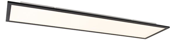 Mennyezeti lámpa fekete 120 cm, LED távirányítóval - Liv