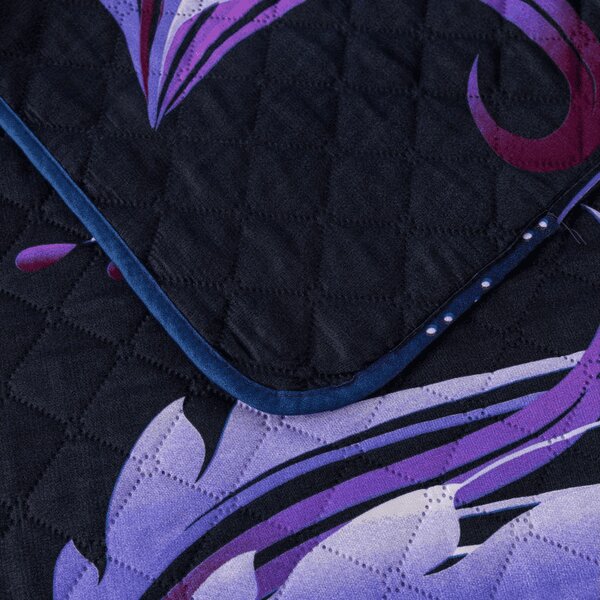 Ágytakaró VIOLET BUTTERFLY, sötétkék Méret: 220 x 240 cm