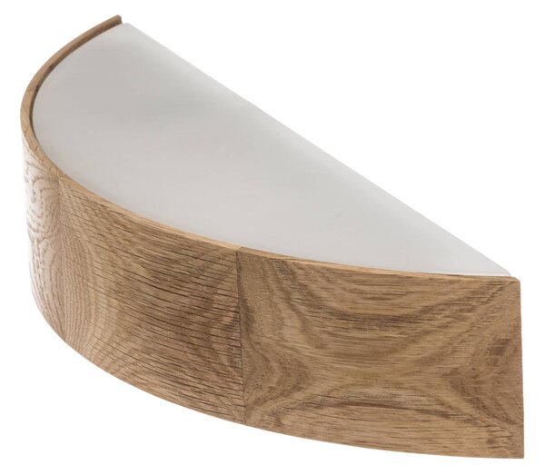Envostar Kerio fali világítás, szélesség 40,5 cm, tölgyfa, dimmelhető, Világos fa, Nappali / Étkező, Fa, Modern
