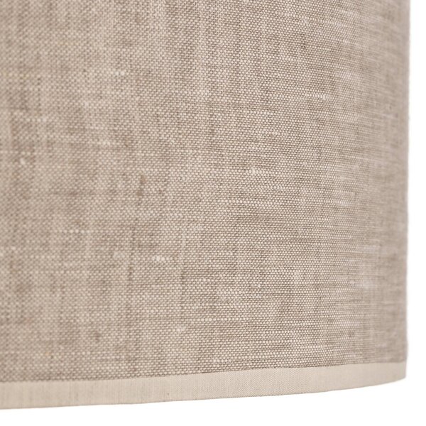 Eko-Light Leano mennyezeti világítás, szürke, vászonborítás, Ø 50 cm, dimmelhető, Alu / szürke / cink, Nappali / Étkező, Textil / szövet / selyem, Modern