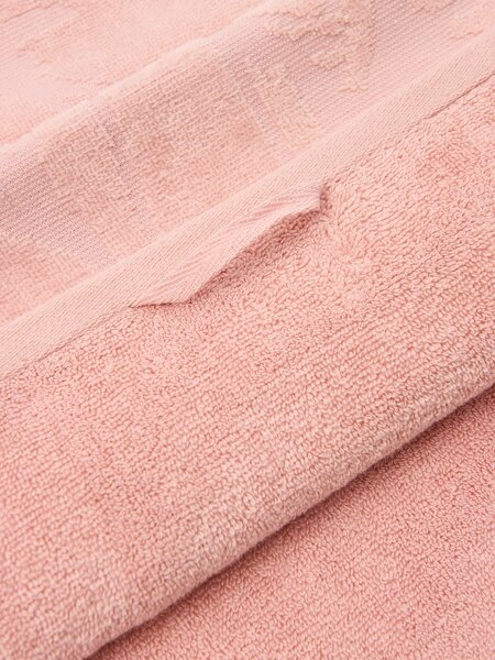 Sinsay - Pamut törölköző jacquard mintával - pasztellpink