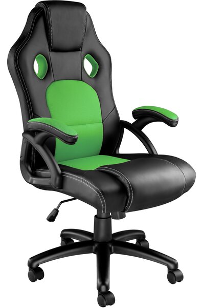 Tectake 403468 tyson irodai szék - fekete/zöld