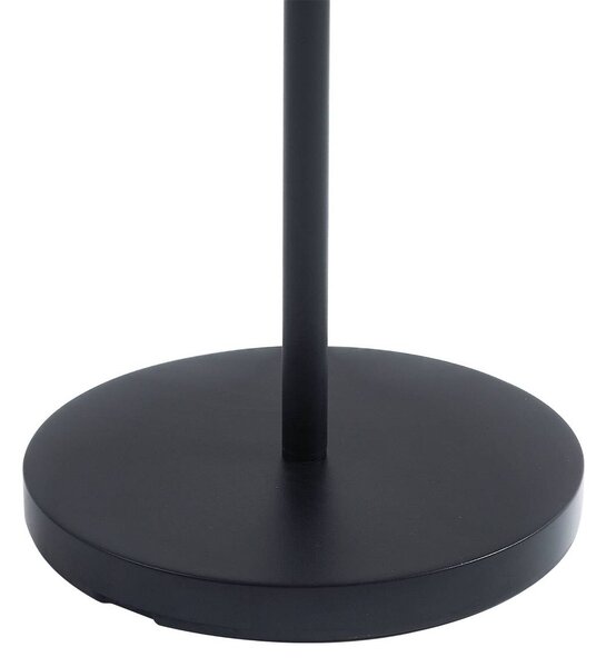 Lucande LED napelemes állólámpa Eligio, bambusz, Ø 39 cm, RGB, dimmelhető, Világos fa, Alumínium, Vidéki otthon / Rusztikus