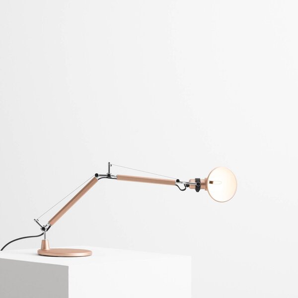 Artemide Tolomeo Micro asztali világítás, réz, Réz, Nappali / Étkező, Alumínium, Dizájn