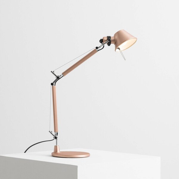 Artemide Tolomeo Micro asztali világítás, réz, Réz, Nappali / Étkező, Alumínium, Dizájn