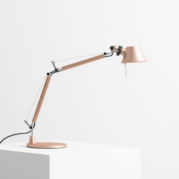 Artemide Tolomeo Micro asztali világítás, réz, Réz, Nappali / Étkező, Alumínium, Dizájn