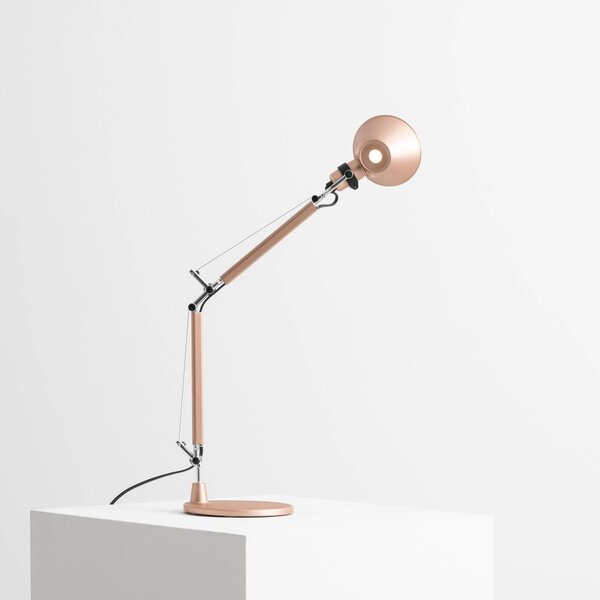 Artemide Tolomeo Micro asztali világítás, réz, Réz, Nappali / Étkező, Alumínium, Dizájn