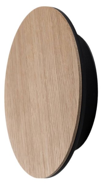 Argon Orios LED fali lámpa, fa, Ø 20 cm, indirekt fényelosztás, Világos fa, Nappali / Étkező, Fa, Modern