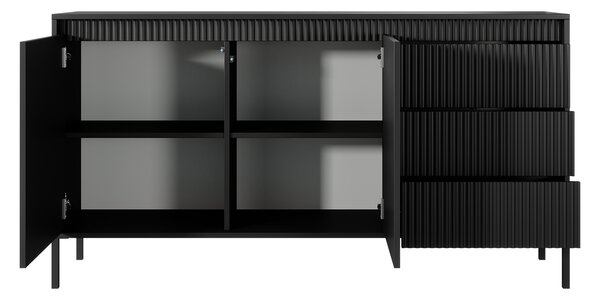 SENSO B153 komód - fekete