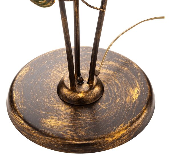 ONLI Miranda álló világítás, firenzei stílusban, bronz, Bronz / antik sárgaréz, Nappali / Étkező, fém, Firenzei