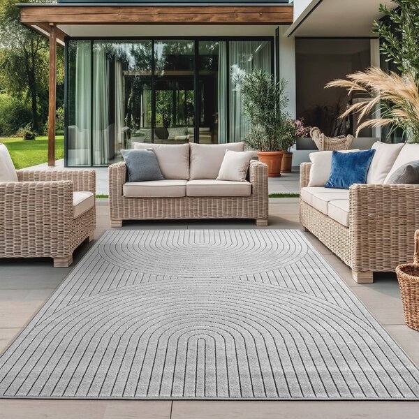 Szürke kültéri-beltéri szőnyeg 120x170 cm Nova 1201 – Ayyildiz Carpets