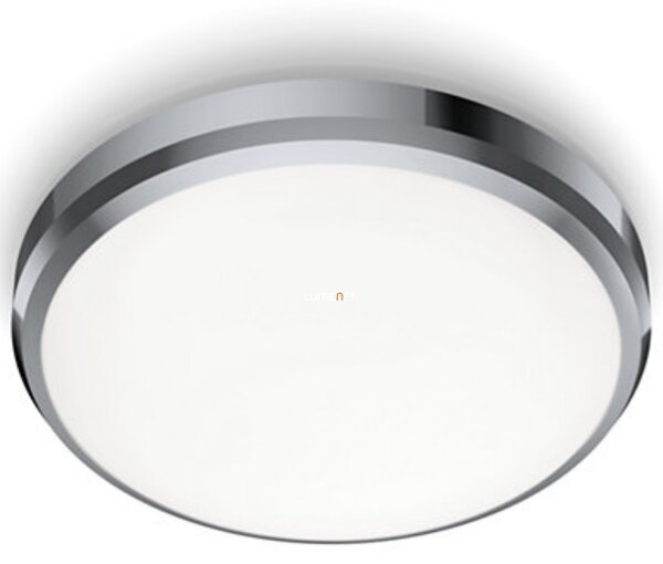 Philips Doris 6W 600lm, hidegfehér, fürdőszobai mennyezeti LED lámpa, IP44, 22cm, króm