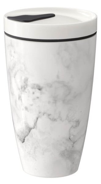 Like To Go szürke-fehér porcelán termobögre, 350 ml - Villeroy & Boch