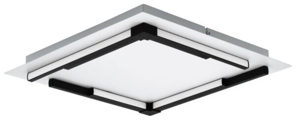Mennyezeti LED lámpa 25 W, melegfehér, 38x38 cm, fekete-fehér színű (Zampote)