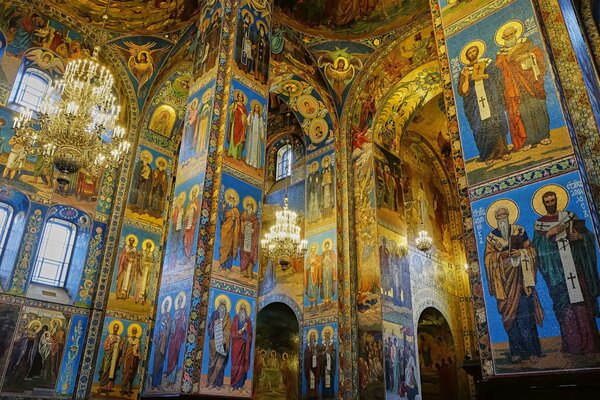 Vlies Fotótapéta - Interior of The Church - 375x250 cm