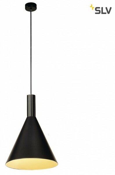 PHELIA XL fekete-fehér E27 függesztett lámpa