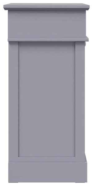 Szürke császárfa cipőszekrény 50 x 28 x 58 cm