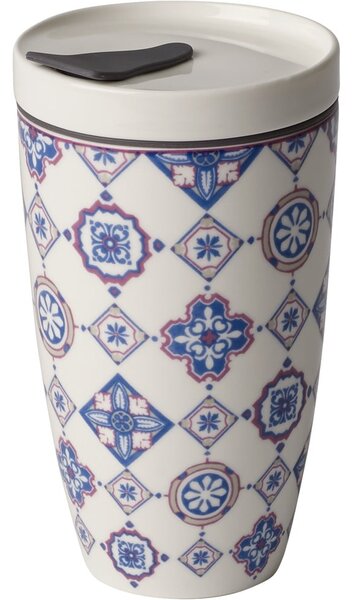 Like To Go kék-fehér porcelán termobögre, 350 ml - Villeroy & Boch