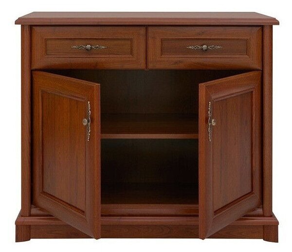 Komód Vendore 102, Laminált forgácslap, 91x101x45cm, Gesztenye
