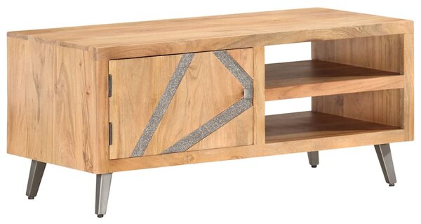 Tömör akácfa dohányzóasztal 90 x 45 x 40 cm