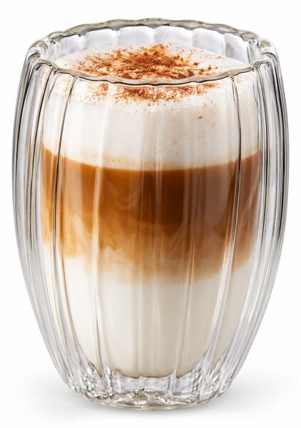 HOT & COLD duplafalú üvegpohár, 330 ml