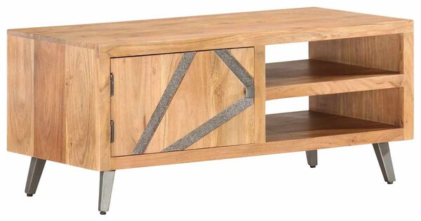 Tömör akácfa dohányzóasztal 90 x 45 x 40 cm