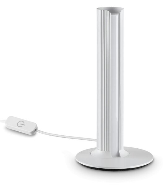 DORICA LED asztali lámpa, fehér, 25,5 cm, érintéssel dimmelhető