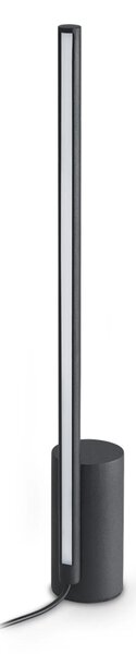 ESSENCE LED asztali lámpa, fekete, 39,5 cm, kerek, dimmelhető