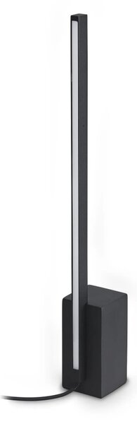 ESSENCE LED asztali lámpa, fekete, 39,5 cm, szögletes, dimmelhető