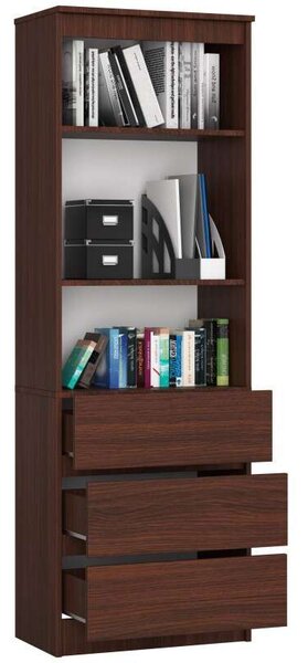 Irodai Polcos szekrény P180_60 - wenge