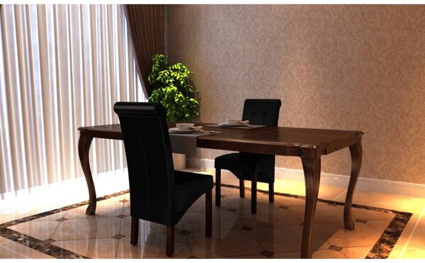 2 db fekete műbőr étkezőszék