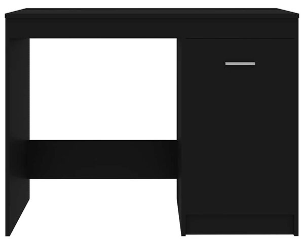 Fekete szerelt fa íróasztal 100 x 50 x 76 cm