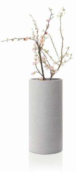 COLUNA betonszürke hengeres nagy váza