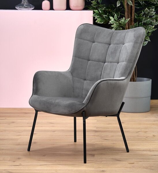 Fotel Houston 868, Kárpit, 97x71x79cm, Szürke