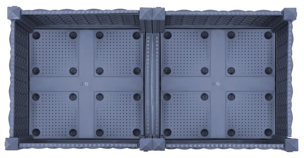 Polipropilén magaságyás 80 x 40 x 23 cm