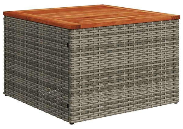 VidaXL Polyrattan Kerti Ülőgarnitúra - 7 részes - Szürke